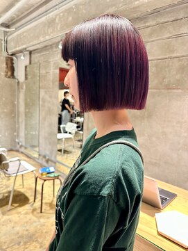 ハマモト パープルカラー/ボブ