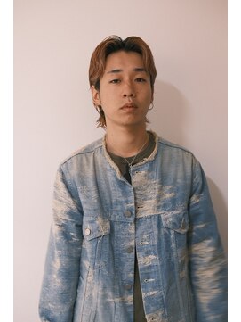 フェイヴィーズ(FavyS) センターパート ウルフ　メンズカット メンズブリーチ