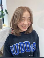 リル 溝の口(LiL)&nbsp;ミディアムレイヤー　× ミルクティーベージュ