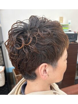 ヘアーマツシタ(Hair Matsushita) ツーブロックアシメトリーショートスタイル