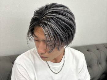 ハイセンス セカンド(HISENSE second)の写真/色落ちまで計算し尽されたメンズバレイヤージュは【YUYA】に任せて◆こなれた垢抜けスタイルは女子ウケも◎