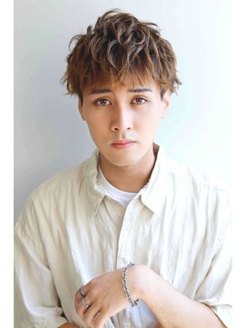 ネル 千早 香椎(nell.) 【メンズショート】爽やかナチュラルツーブロックショート