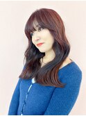 レイヤーカット くびれヘア