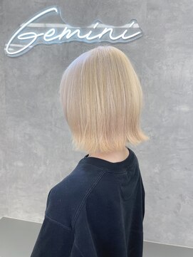 ジェミニ 大津 瀬田店(Gemini) 魅力倍増カールセミディシアーカラー姫カットショートヘア