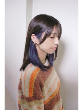 ビアージュ(Viage) :耳かけ　:イヤリングカラー　:ネイビーパープル　:ラベンダー