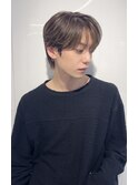 韓国ヘアカルマパーマカルマバングセンターパート黒髪ウルフ