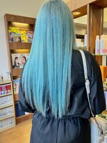 ヘアークルーズピース (hair cruise Piece)&nbsp;ブリーチカラー/水色・ターコイズ