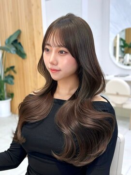 アマトウキョウ アユンチェ(AMA TOKYO×AYUNCHE) 韓国スタイル/ナチュラルくびれヘア_くびれ巻き_レイヤーカット