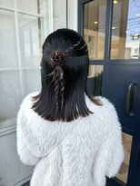 ラグ バイ シゲルカットクラブ 神田久志本店(lag)&nbsp;カチモリハーフアップ