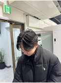 ニュアンスパーマ自然な毛流れ