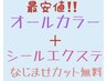 カット+カラー＋人毛100%レミーシール60センチ70枚.80枚コース♪28000円～♪