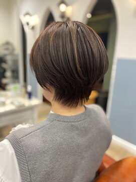 カザック(kazak) ショートボブ ハイライト