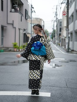メイクアップノーブル(Make up NOBLE)の写真/[高円寺駅2分]苦しくなく着崩れない優しい着付けが評判！綺麗な着付けは専門店NOBLEにお任せ♪