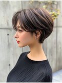 骨格補正カット「ショート/ショートボブ/ボブ/大人ショート」