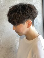 ニアウ 高崎店(Niau)&nbsp;メンズマッシュシャドウパーマ群馬高崎眉毛韓国刈り上げ