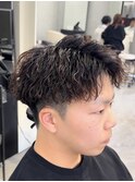 熊本 ツイスパ ツイストスパイラル マッシュ MEN'S HAIR