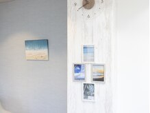 リロ(LiLo)の雰囲気(自分で撮った写真等、海モチーフのインテリアを飾っています。)