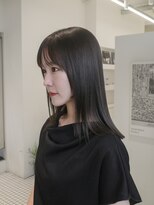 ノーヴァン デフォーム(NOVAN DEFORM) オリーブグレージュ/切りっぱなし/ミディアム