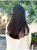 ロング/ストレート/透明感/艶髪/絹髪