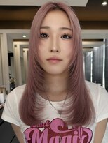 エイチ(H)&nbsp;ハイライトミルクティーベージュケアブリーチダブルカラー