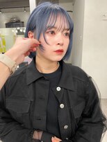 アロ 大阪梅田(alo)&nbsp;【momoa】透明感ブルーシルバー《ブリーチ/大阪梅田》