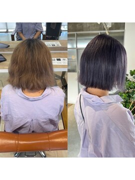 スープル オザキヤマ(SOUPLE.ozakiyama) ブリーチONカラー