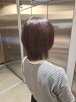 オーガニック リブ 川越(organic+live)&nbsp;暗髪ボブレイヤー◎20代30代小顔韓国風冬カラー