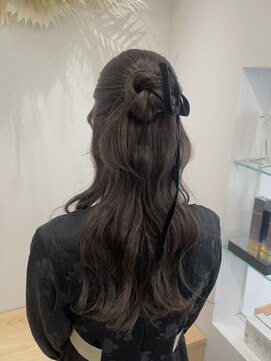 オレンジ梅田店(ORANGE) ハーフアップ/お団子ヘア