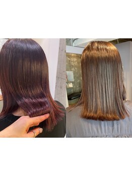 髪質改善の新基準。オーダーメイドで仕上げ誰もが触れたくなる、うる艶の質感《髪質改善》