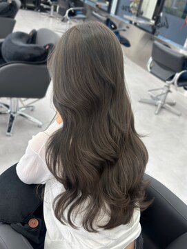 ブリーチなしダブルカラー☆オリーブベージュ☆20代30代40代