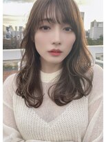 バイオレット 栄店(Violet) 大人シルキ-レイヤーモードベージュミディアムヘア