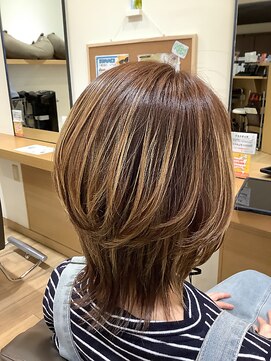 ラファンス 栗林店(LaFENCE) 艶髪/艶感/艶髪/ミディアムレイヤー/透明感/ハイライト