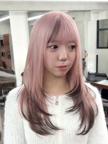 ニコ トウキョウ 渋谷(nico TOKYO)&nbsp;ダブルカラーホワイトピンクハイトーンエンドカラーレイヤー