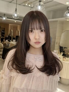 ミズチャーム(Ms.CHARM) 顔まわりカット/レイヤーカット/髪質改善/韓国/外苑前