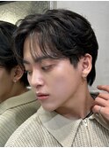 men's/メンズ/メンズカット/韓国/黒染/顔周り/マッシュ/池袋