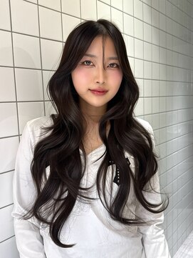 ルームバイシー 新宿(Loom. by Sea) □伸ばしかけヘア×ブリーチなしカラー ［髪質改善］