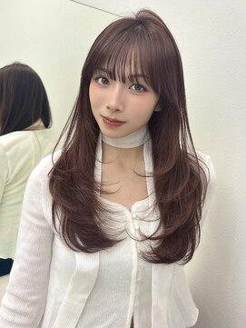 アイトーキョーエス 渋谷(AI TOKYO S) ニュアンス/チョコブラウン/レイヤーカット/顔周りカット/渋谷