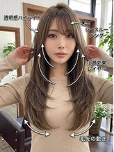 クレス(Cress)&nbsp;小顔顔周り診断/髪質改善/大人カラー/レイヤーカット/縮毛矯正