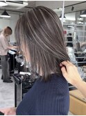 【ハイライト】ベージュハイライトバレイヤージュ