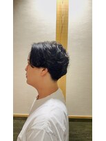 銀座八 【銀座メンズカット】銀座八×ナチュラルパーマ<理容室>