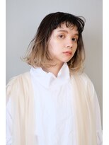 シアン ヘア デザイン(cyan hair design) 【切りっぱなし】ニュアンスボブ