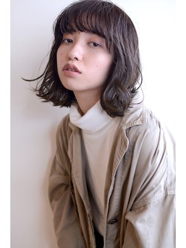 ミラバイグリーン(Mira by green) thick bang　×　natural　perm　【大人かわいい】＃6