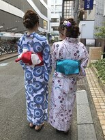 ロカット サロン(Roquat Salon)&nbsp;浴衣着付けヘアセット  【ヘアアレンジ  立川/立川南/立川/袴】