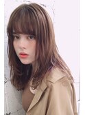 【デパール 】イメチェン外ハネボブ美髪ワイドバング