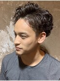 2ブロックパーマ〈理容室/吉祥寺/男性/メンズ/バーバー〉