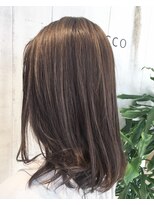 ロッコ 深谷店(ROCCO) スモーキーベージュ*ハイライト×N.カラー