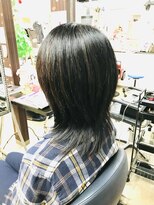 あかね美容室 田上店&nbsp;ミディアムレイヤースタイル