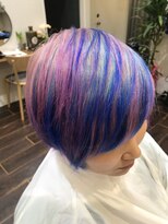 メレットバイホーム(Meret by Home)&nbsp;ユニコーンカラー×ボブショート/30代40代50代