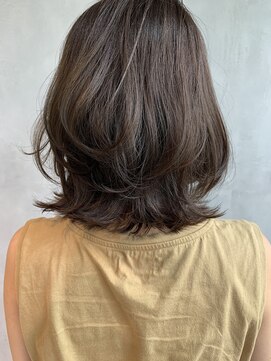 キチ(kichi.) [kichi.] レイヤーボブ×くすみベージュ