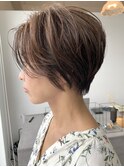 ハンサムショート/セクションカラー